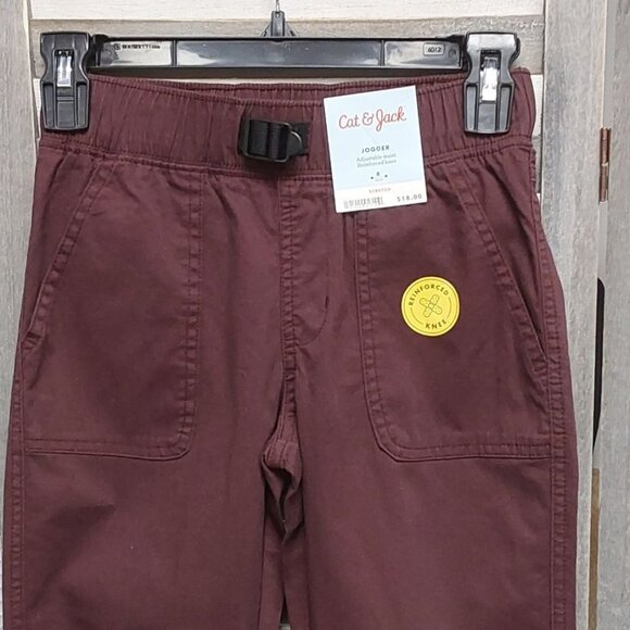 Boys' Pants Jogger utility Pull on Adjustable waist | Cat & Jack | 12 - Picture 3 of 10